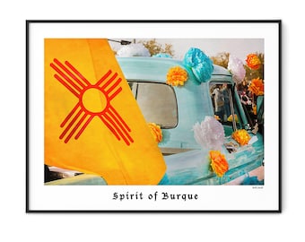 Spirit of Burque-Albuquerque-New Mexico-fine art poster print
