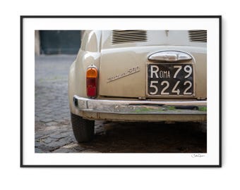 Cinquecento-Italy-Rome-Rome Print-Fia-Large Wall Art-Italy Wall Art-Travel Photography-Fiat 500
