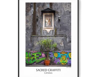 Sacred Graffiti-Sicily-Italy-fine art poster