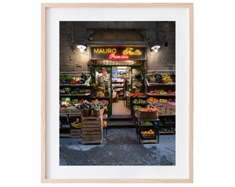 Fruit & Vegetable Shop Florence-Kitchen Wall Art
