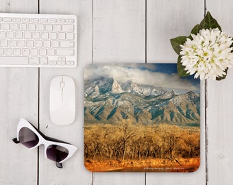 Sandia Enchantment-New Mexico Gift-Mouse Pad-Desk Accessories-Office Gift-Coworker Gift-Home Office-Albuquerque Gift-Sandia Mountains