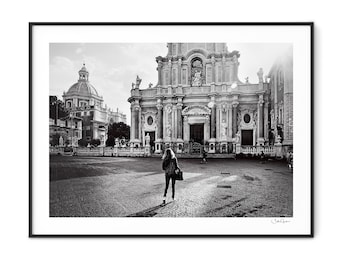 After the Rain-Italy Print-Wanderlust-Wanderlust Gift-Italy Wall Art--Black and White Art-Gift for Women-Gift for Her-Travel Photography