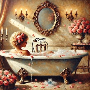 Bubble Bath Painting - Etsy