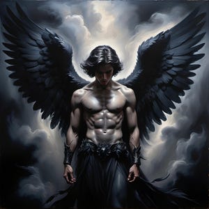 Dark Angel Warrior Art: Gothic Fantasy Decor (Digital Download)