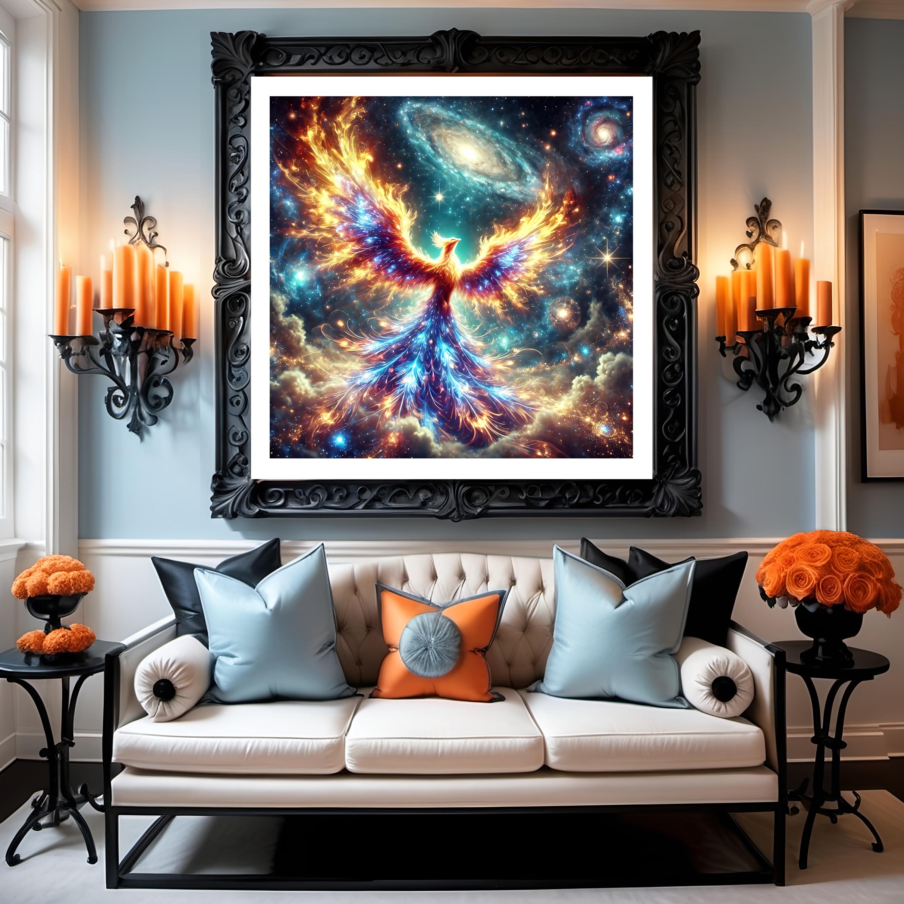 フォトフレーム AlchemyAAPH5 CelestialAngelsPictureframe Amazon.com - 4X6 Picture Frame, Celestial Starry Sky Acrylic Photo