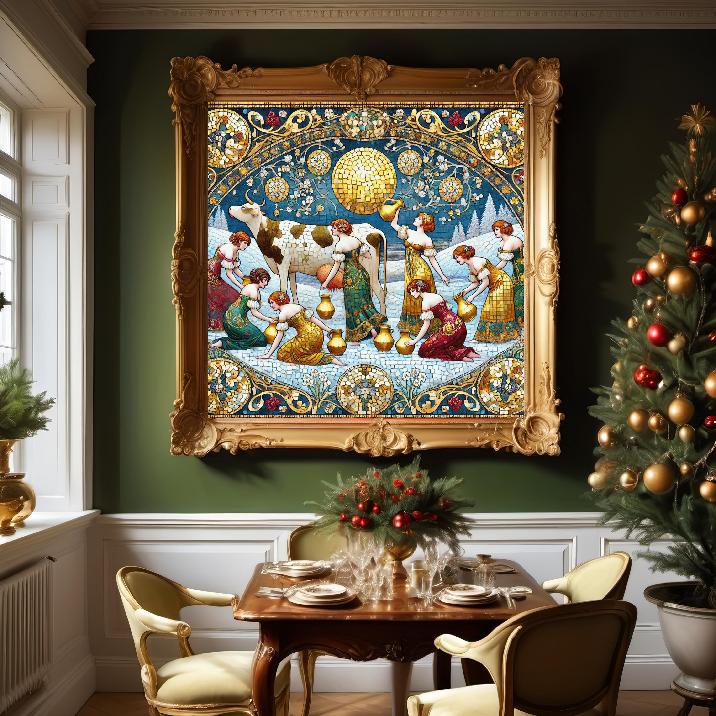 冬の詩 フレーム付き アートプリント クリスマス詩 ロバート スティーブンソン、冬の詩、クリスマスの詩 ルイス その他