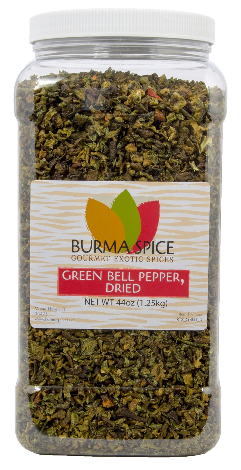 Green Bell Pepper Flakes Pure Natural Dried Seasoning Spice Etsy UK