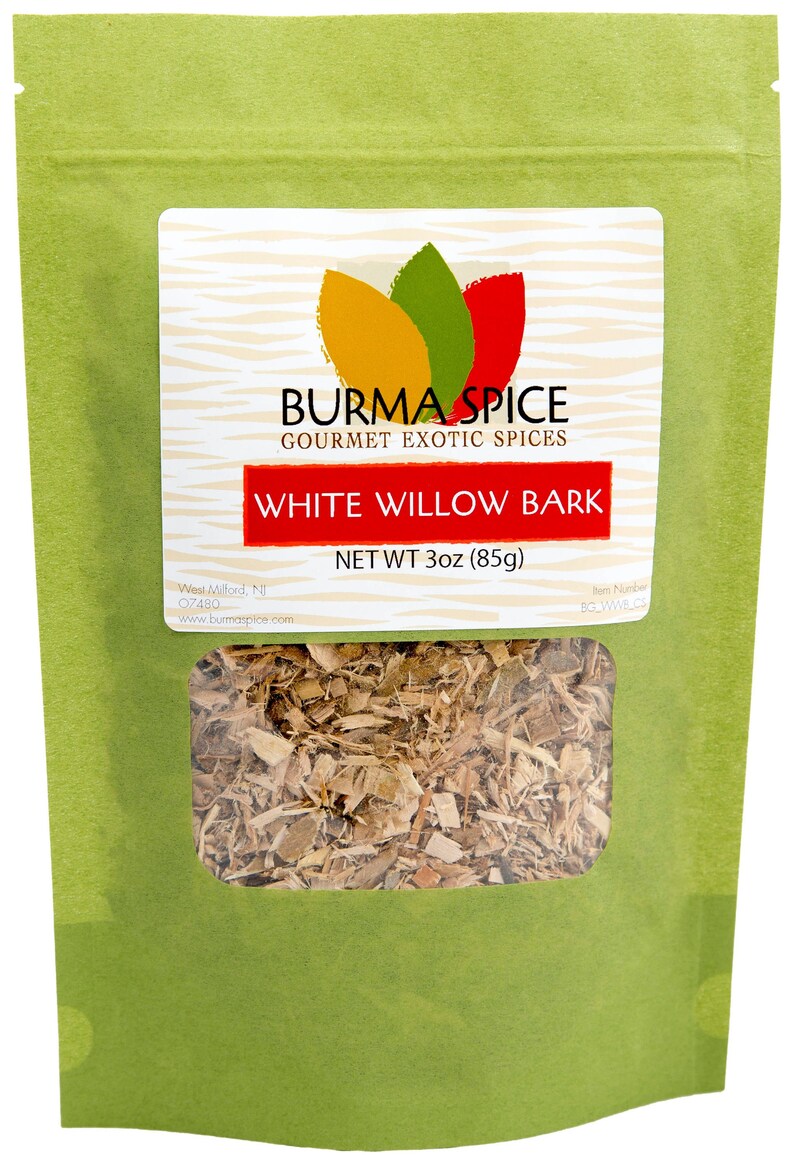 White Willow Bark Herbal Tea Natural Pain Reliever Kosher Etsy