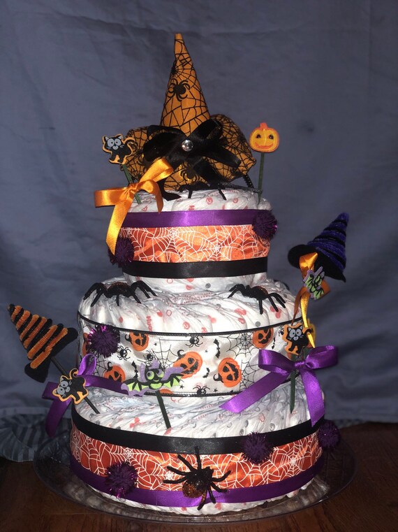 halloween diaper cake ideas