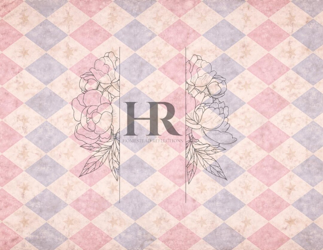 A4 Rice Paper Decoupage / Vintage Pastel Harlequin Decoupage Paper ...