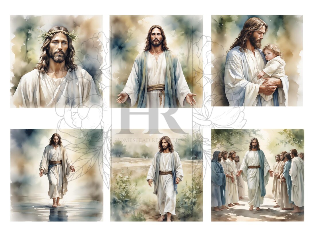 Digital Download / Religious Clipart/jesus Clipart / Jesus PNG ...