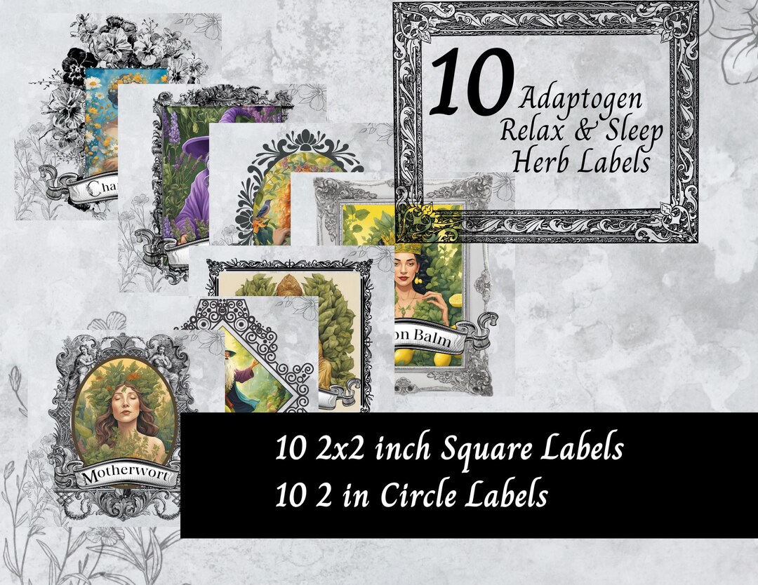Victorian Apothecary Labels, Apothecary Labels Printable, Editable ...