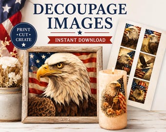 アメリカンイーグル | アメリカの鳥のプリント | ハクトウワシのデジタルダウンロード | 素朴なアメリカのアート | デジタルジャンクジャーナル | アメリカのスクラップブッキング