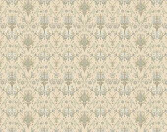 Dollhouse Wallpaper 1 12 / Victorian Dollhouse Wallpaper / Dollhouse Blue Wallpaper / Dollhouse Living Room / 1:12 Scale Miniature