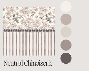 Dollhouse Wallpaper 1 12 / Victorian Dollhouse Wallpaper / Art Nouveau Wallpaper / Dollhouse Living Room / 1:12 Scale Miniature