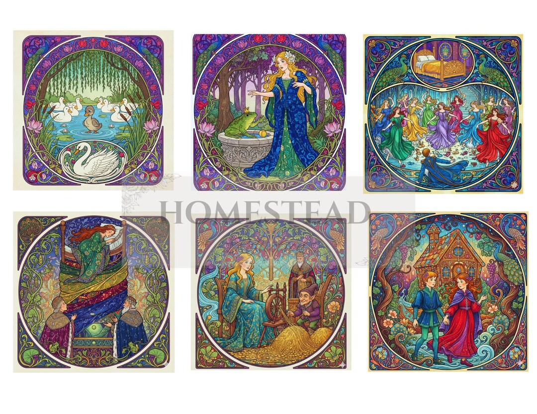 Princess Rice Paper Rice Paper for Decoupage/ Literary Fairy Tales/ Fairy Tale Decoupage ...