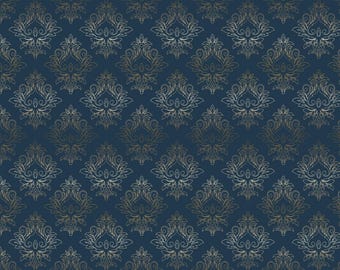 Dollhouse Wallpaper 1 12 / Victorian Dollhouse Wallpaper / Dollhouse Blue Wallpaper / Dollhouse Living Room / 1:12 Scale Miniature