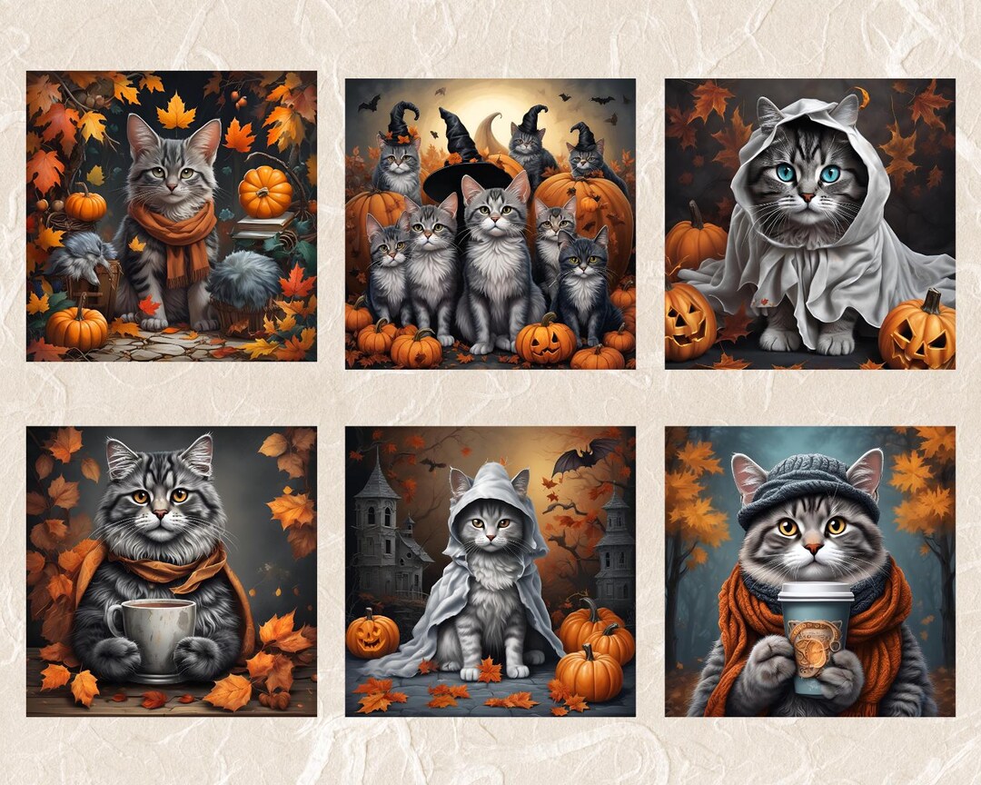 A4 Rice Paper Decoupage / Feral Cat Rice Paper/ Mulberry Paper/ Fall ...