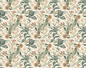 Dollhouse Wallpaper 1 12 / Victorian Dollhouse Wallpaper / Dollhouse Blue Wallpaper / Dollhouse Living Room / 1:12 Scale Miniature