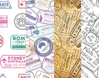 Digital Download /International Stamps PNG / Domestic Stamps PNG / Passport Stamps PNG / Stamps Clipart png / Passport Stamps Digital Art