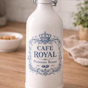 Vintage French Café Water Transfer Decals | Furniture Transfers | Coffee Labels | Farmhouse Kitchen Decor | DIY Waterslide Decals l Cafe Art image 4