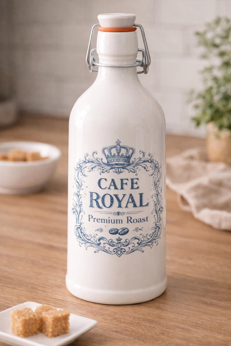 Vintage French Café Water Transfer Decals | Furniture Transfers | Coffee Labels | Farmhouse Kitchen Decor | DIY Waterslide Decals l Cafe Art image 4