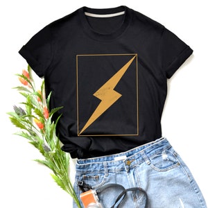 Lightning bolt shirt bolt Shirt Lightning bolt printed T-Shirt funny T-Shirt Clothing Shirt