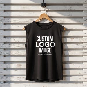 Design your own picture Shirt custom shirt Muscle tank workout regular