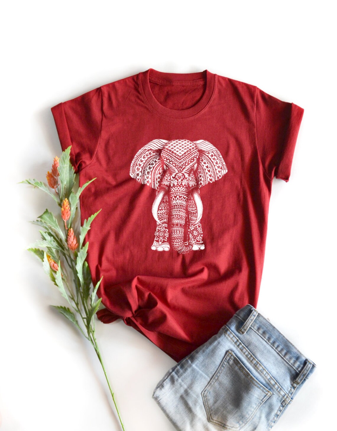 Elephant graphic Shirt Elephant TShirt Graphic TShirt Etsy
