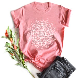 Mandala Shirt Mandala Graphic T-shirt Drawing Funny T-shirt - Etsy