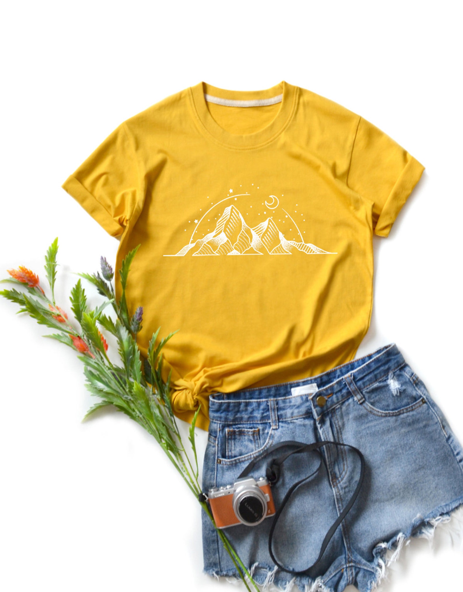 Mountain Shirt Nature Tshirt Nature and Nature Shirt Graphic Etsy