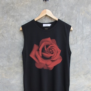 Rose shirt Valentine Shirt rose graphic shirt Muscle tank workout regular tank tops