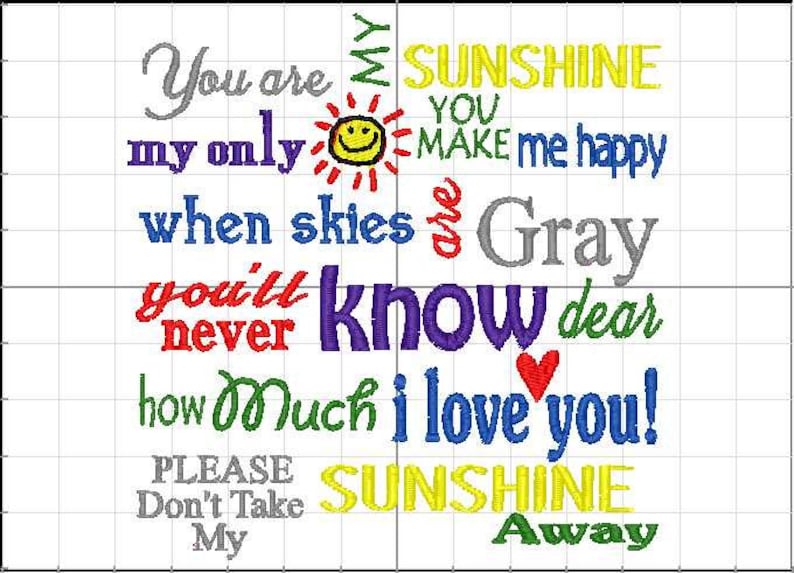 You Are My Sunshine Blanket Embroidered Baby Blanket Baby Etsy