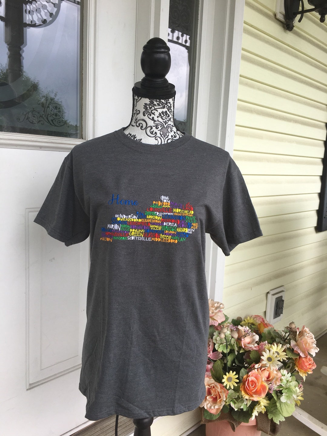 Kentucky Word Art Shirt Women's Fit Shirt Kentucky Etsy España