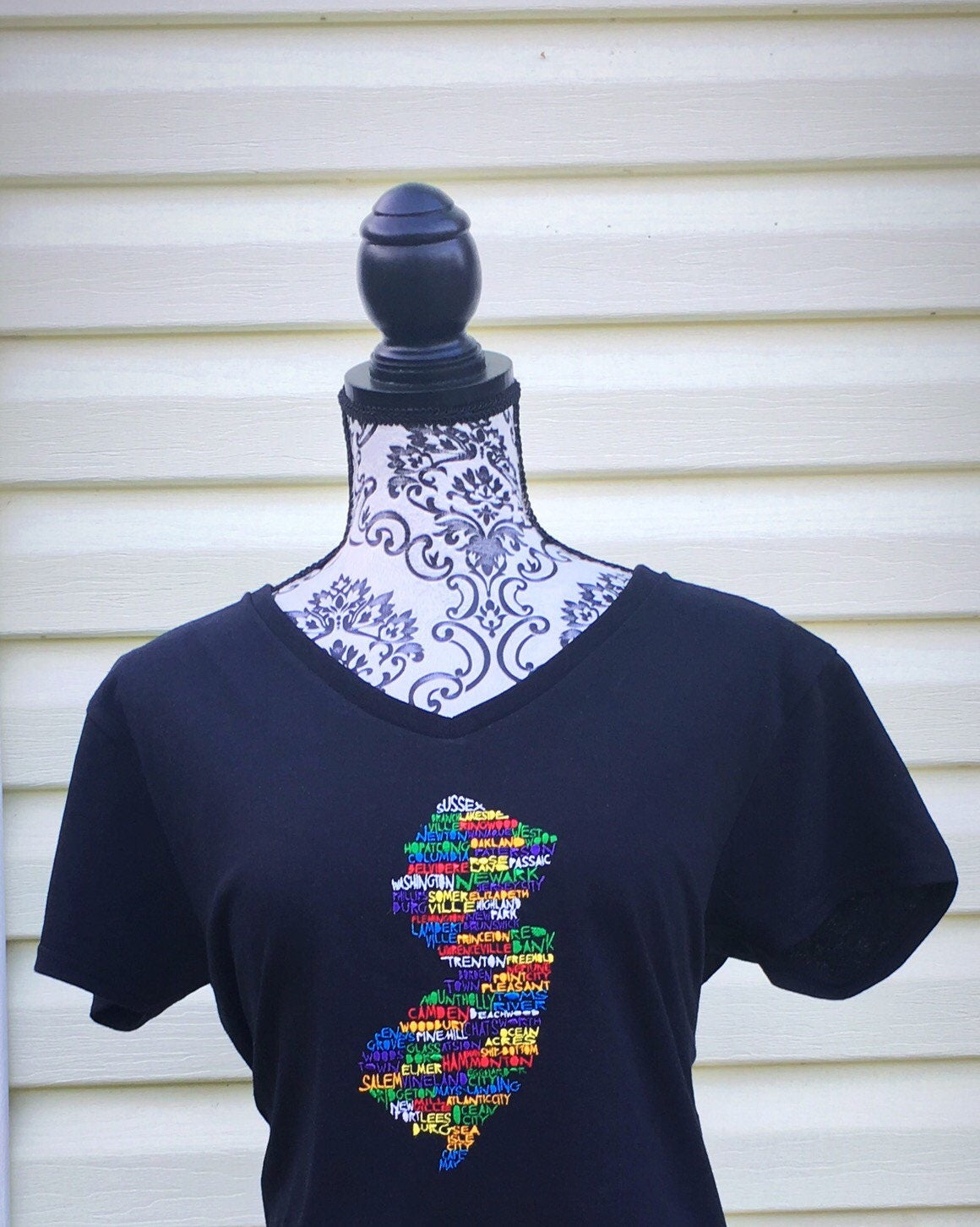 New Jersey Word Art Shirt New Jersey Shirt Word Art I Love Etsy