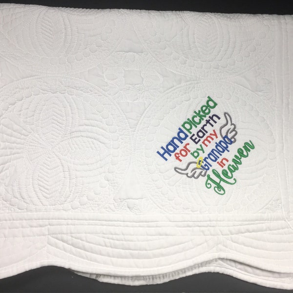 Hand Picked for Earth by My Grandpa in Heaven Etsy