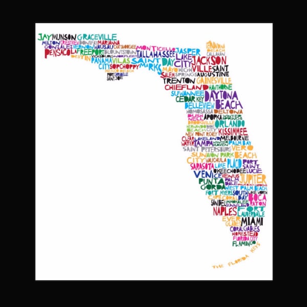 Florida Blanket- Word Art- Florida Gift- Florida Home- Florida-I Love Florida- Graduation Gift- Housewarming Gift- College Gift- Moving Gift