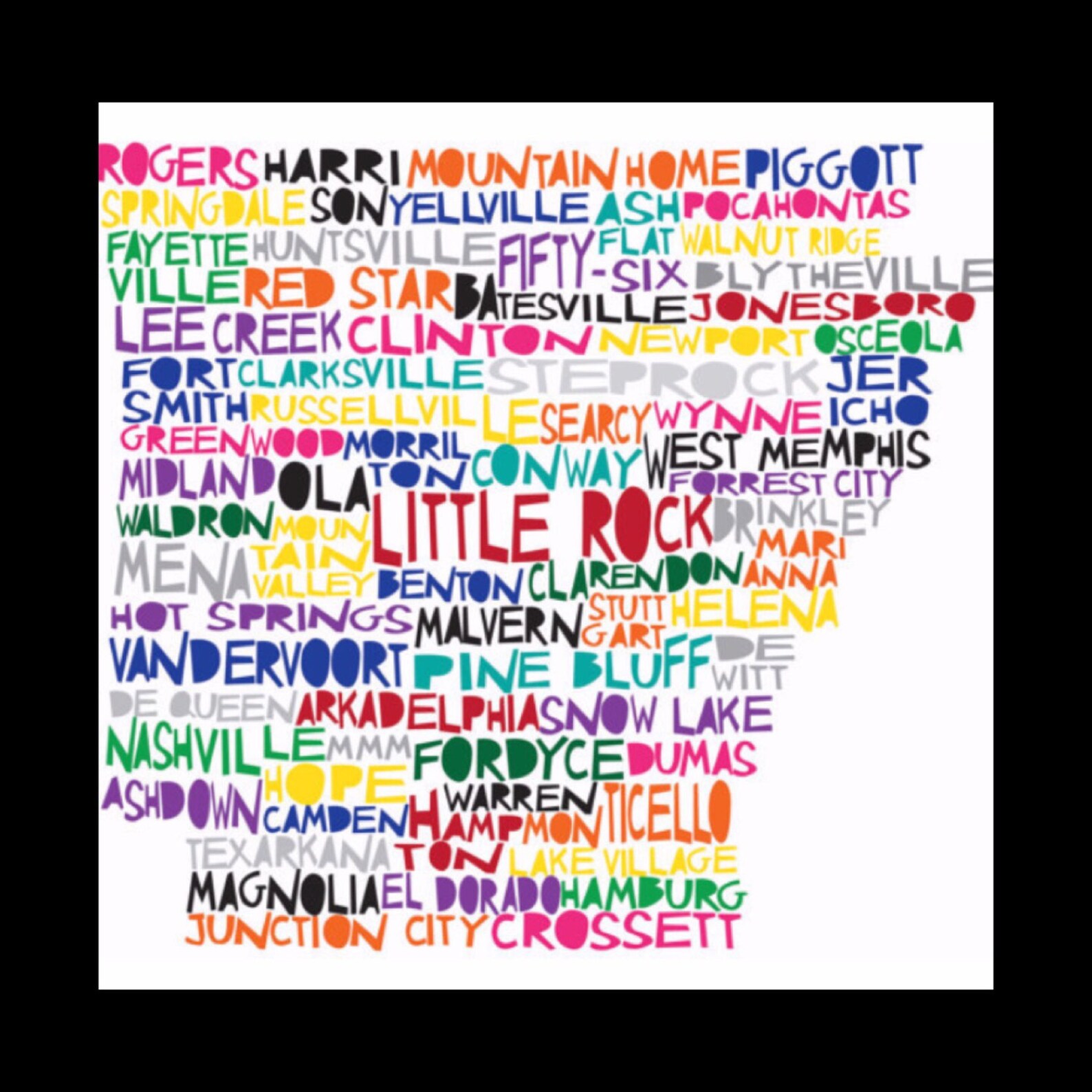 Arkansas Word Art Hooded Sweatshirt Arkansas Shirt Word Art Etsy