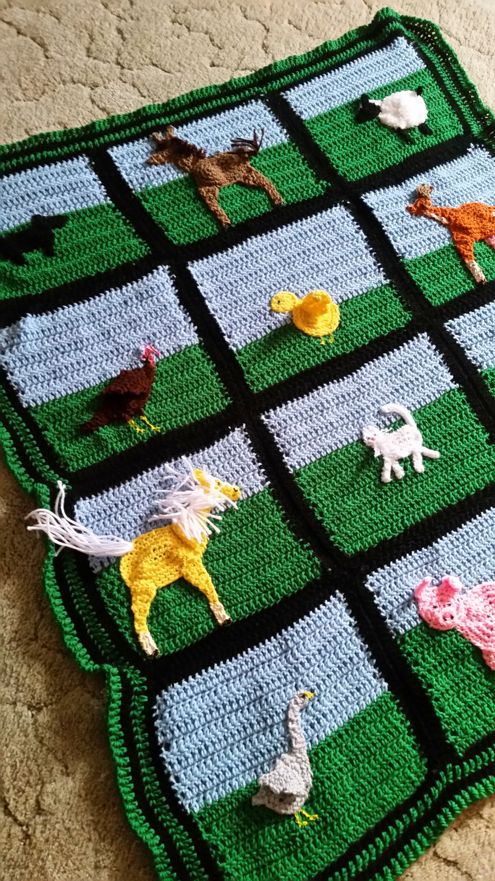 Baby farm blanket Etsy