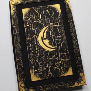 Diario de sueños hecho a mano, diario lunar, grimorio celestial imagen 2