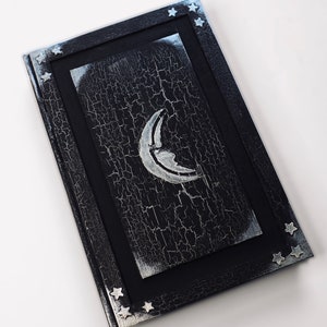 Dream Journal, Handmade Grimoire, Moon Journal, Celestial Book of Shadows