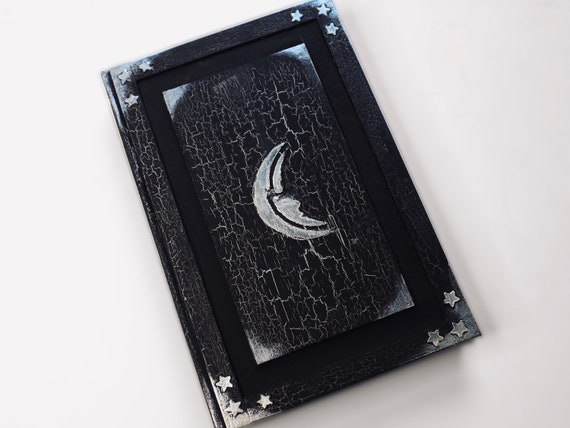 Handmade Dream Journal, Moon Journal, Celestial Grimoire