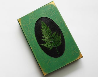 Handmade Fern Journal, Field Guide, Nature Book