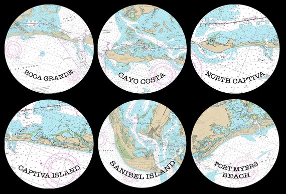 Nautical Chart Captiva Island