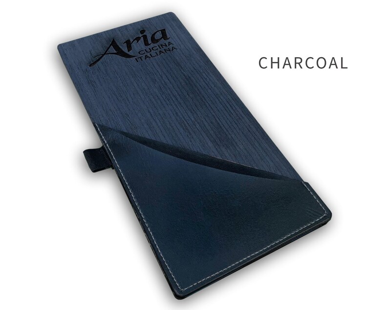 Custom Check Presenter With Leather Pocket Free Laser Etsy