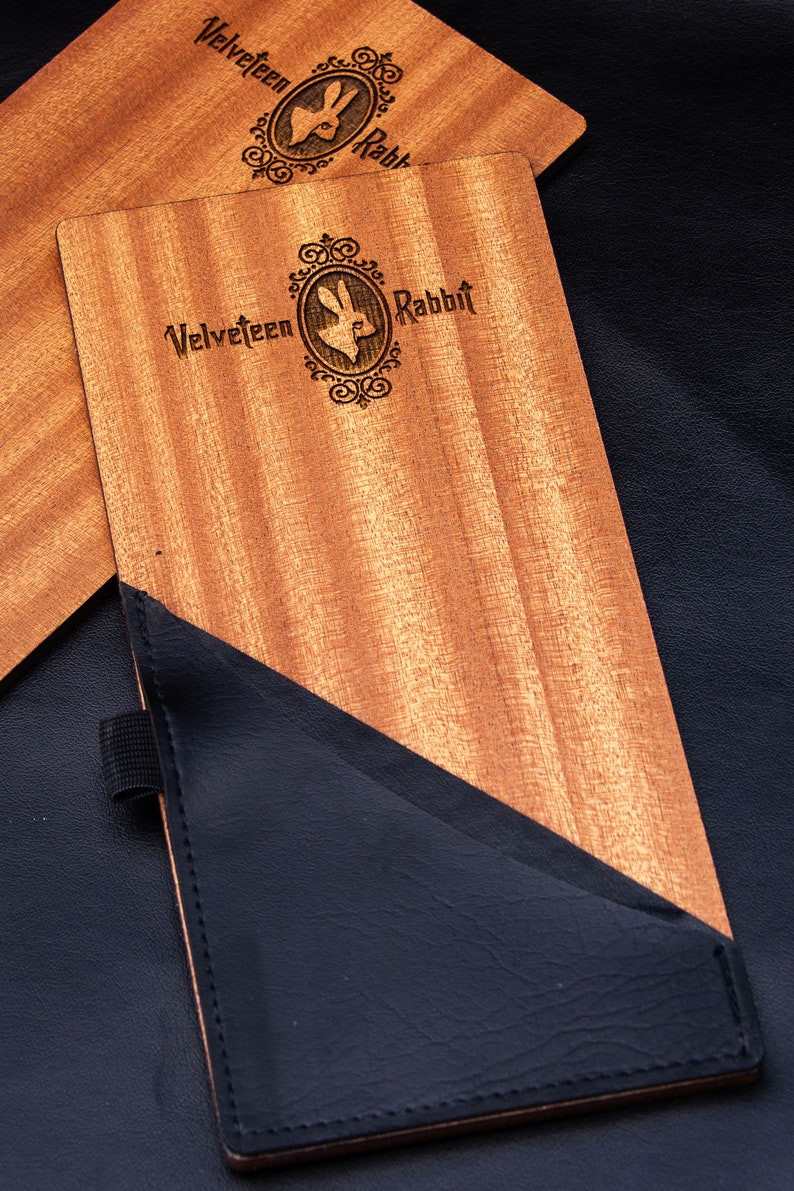 Custom Check Presenter With Leather Pocket Free Laser Etsy