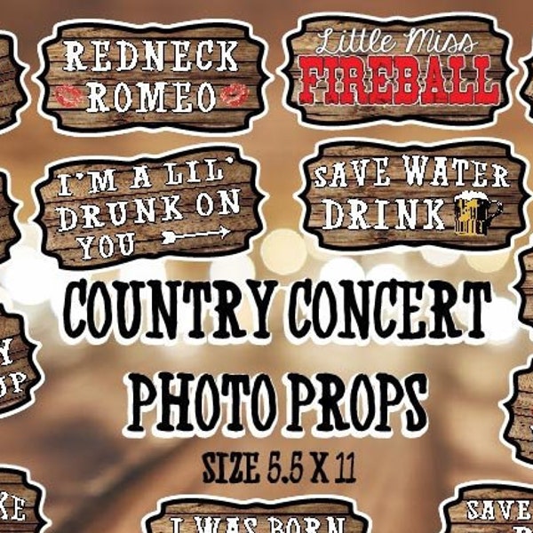 Country Western Photo Props