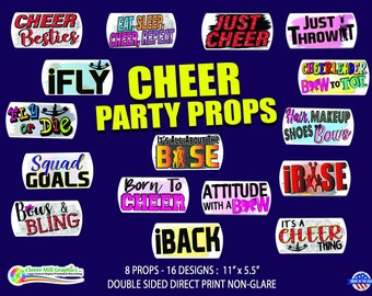 Cheer Party Photo Booth Props  Free Shipping