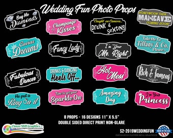 Wedding Fun Photo Props