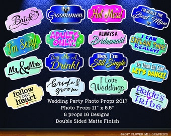 Wedding Photo Props - Guest Friendly